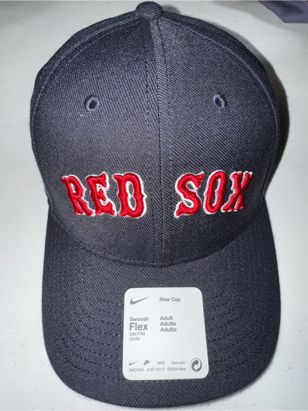 Nike Black Cap with Red "RED SOX" Embroidery